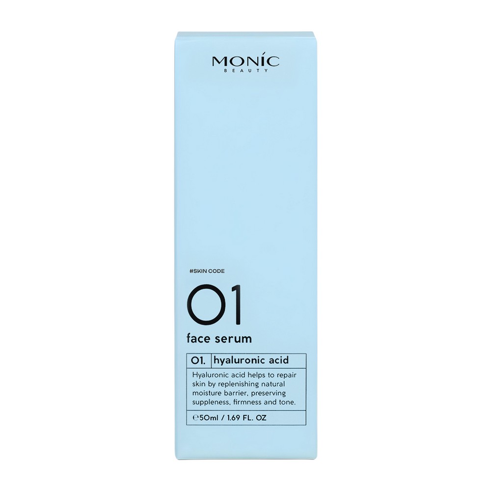 Сыворотка для лица с гиалуроновой кислотой Monic Beauty #Skin code Hyaluronic Acid 50мл. Фото 1.