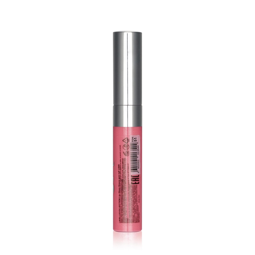 Блеск для губ Lavelle Silver Lip Gloss 51 Нежно-розовый искрящийся 10мл. Фото 3.