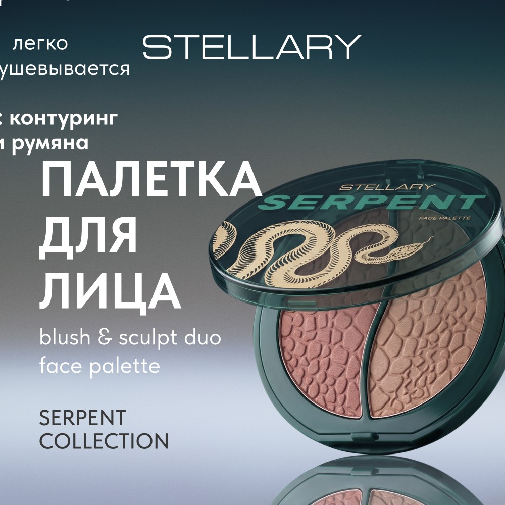 Палетка для лица Stellary Serpent 01 6г. Фото 9.