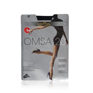 Женские колготки Omsa Riposante 20den Nero 4 размер.