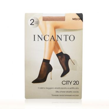 Женские капроновые носки INCANTO City Melon 2 пары.