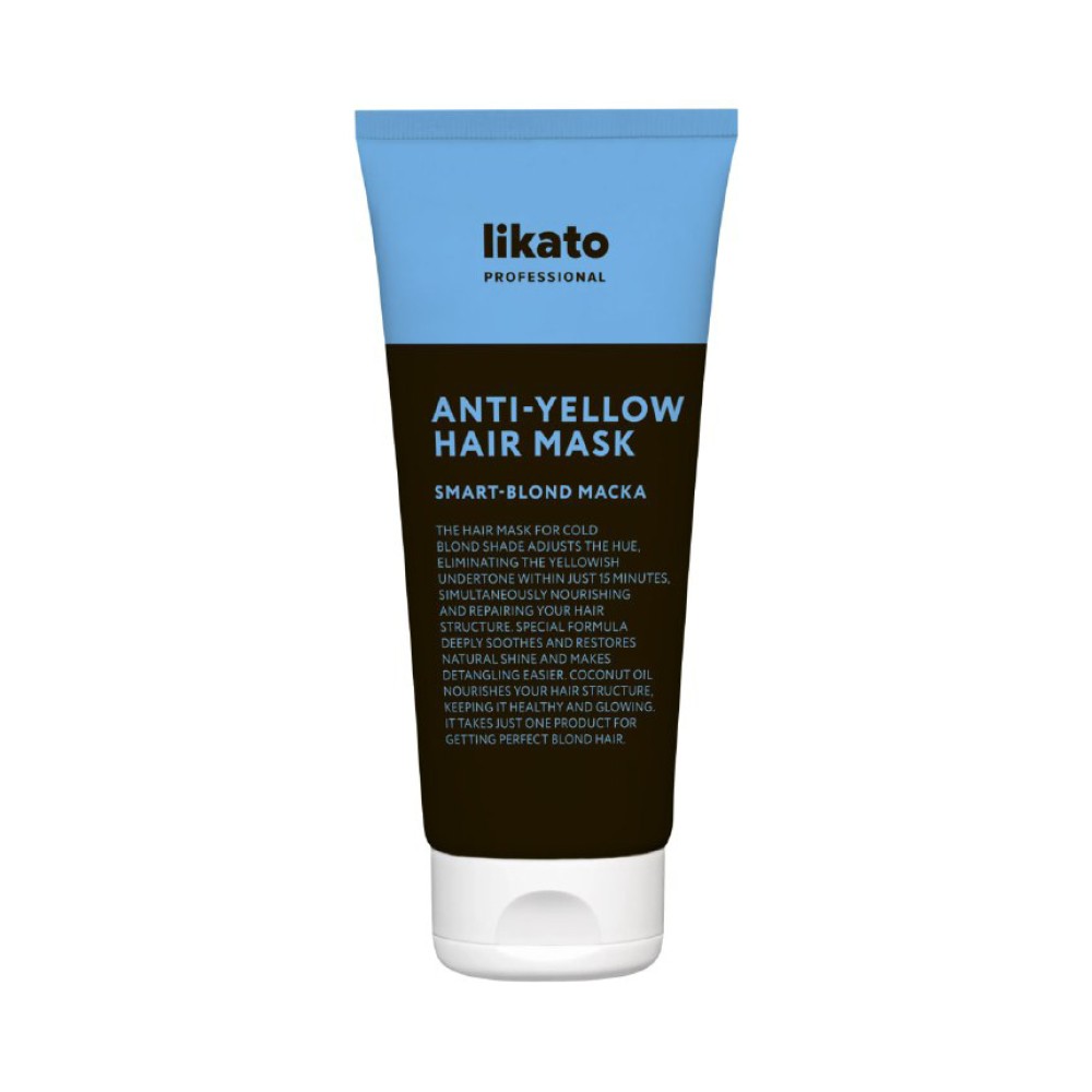Маска для осветленных волос Likato Professional Smart-Blond 200мл. Фото 1.