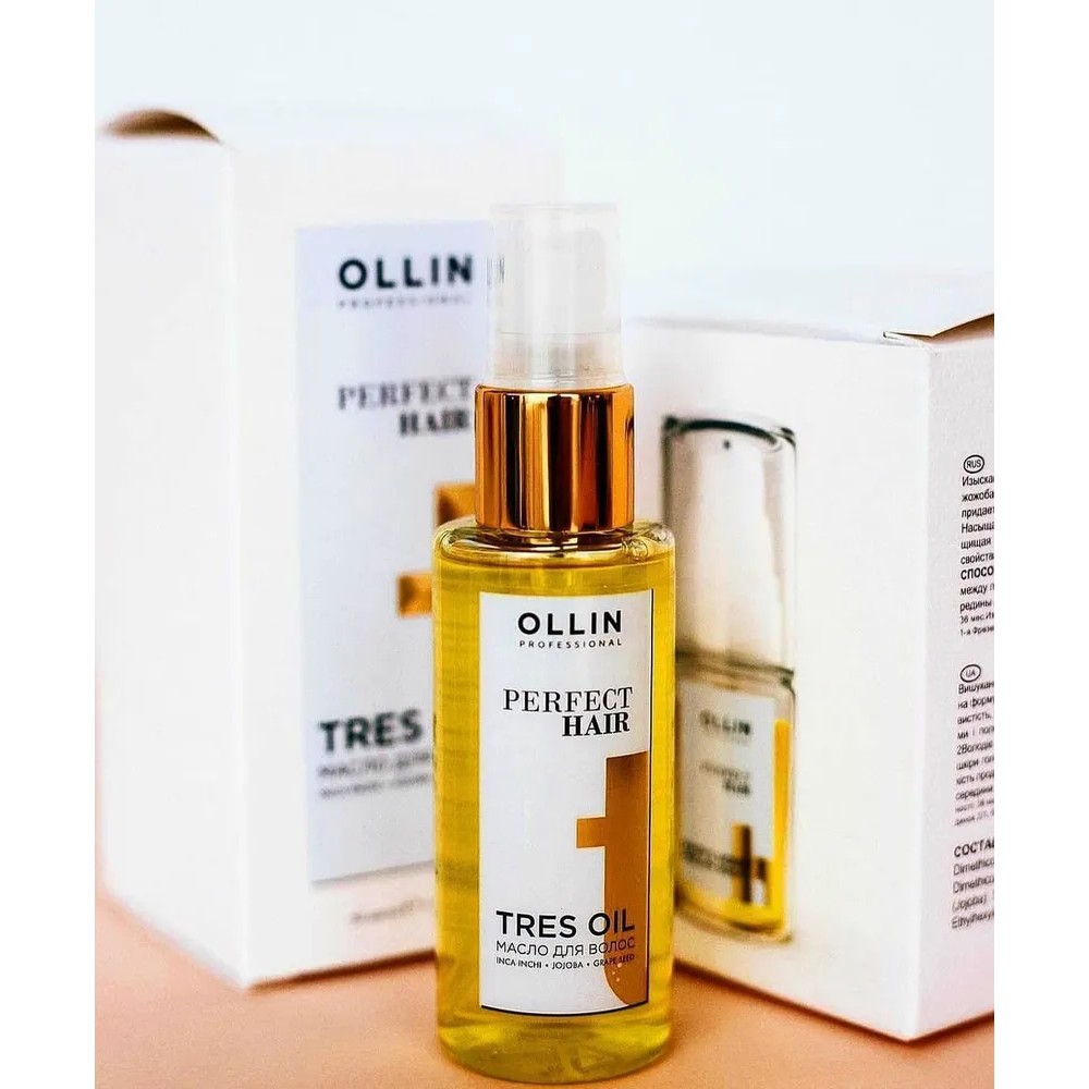 Масло для волос Ollin Professional Perfect Hair " Tres Oil " 50мл. Фото 3.