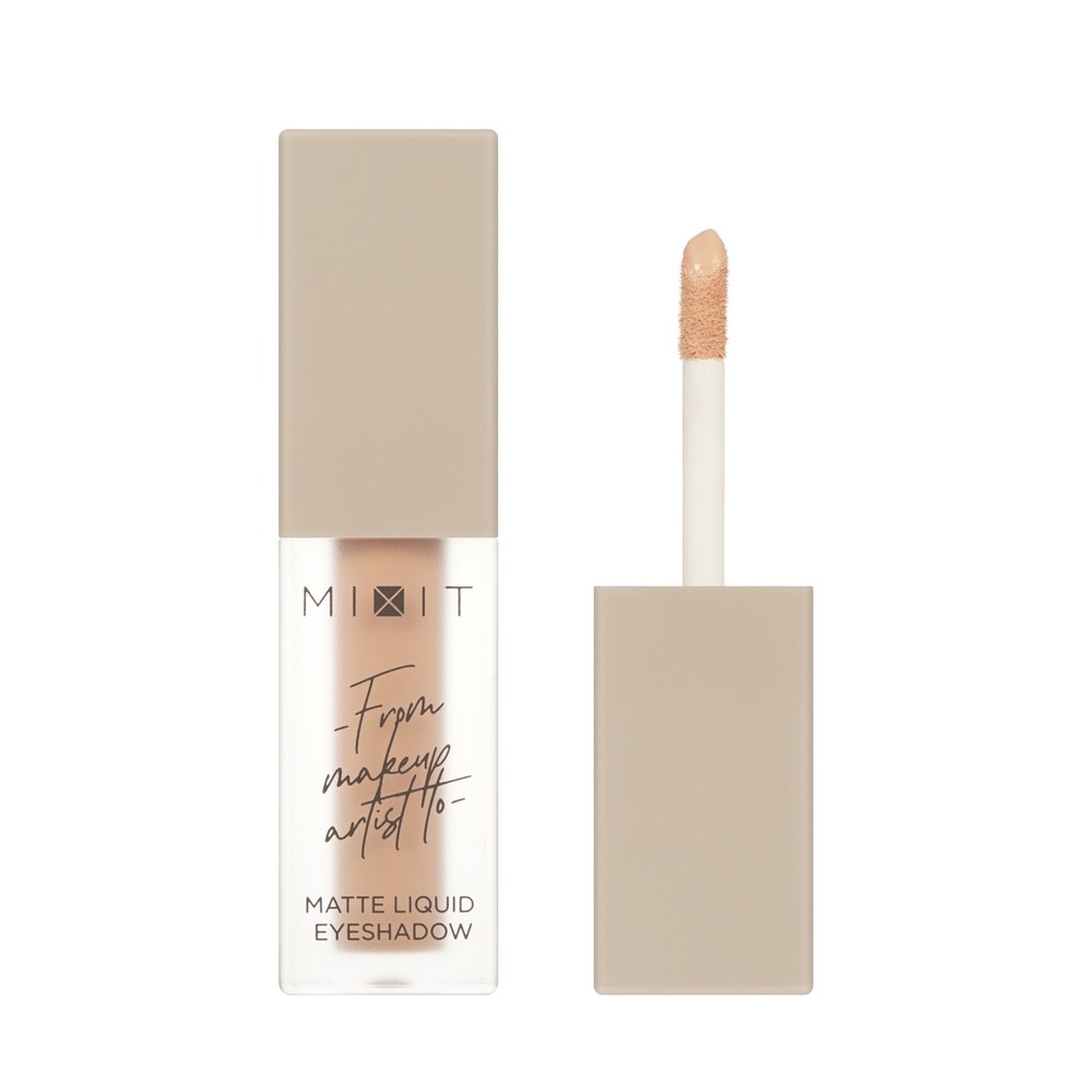 Жидкие матовые тени для век Mixit Matte liquid eyeshadow 01 3,8г. Фото 1.