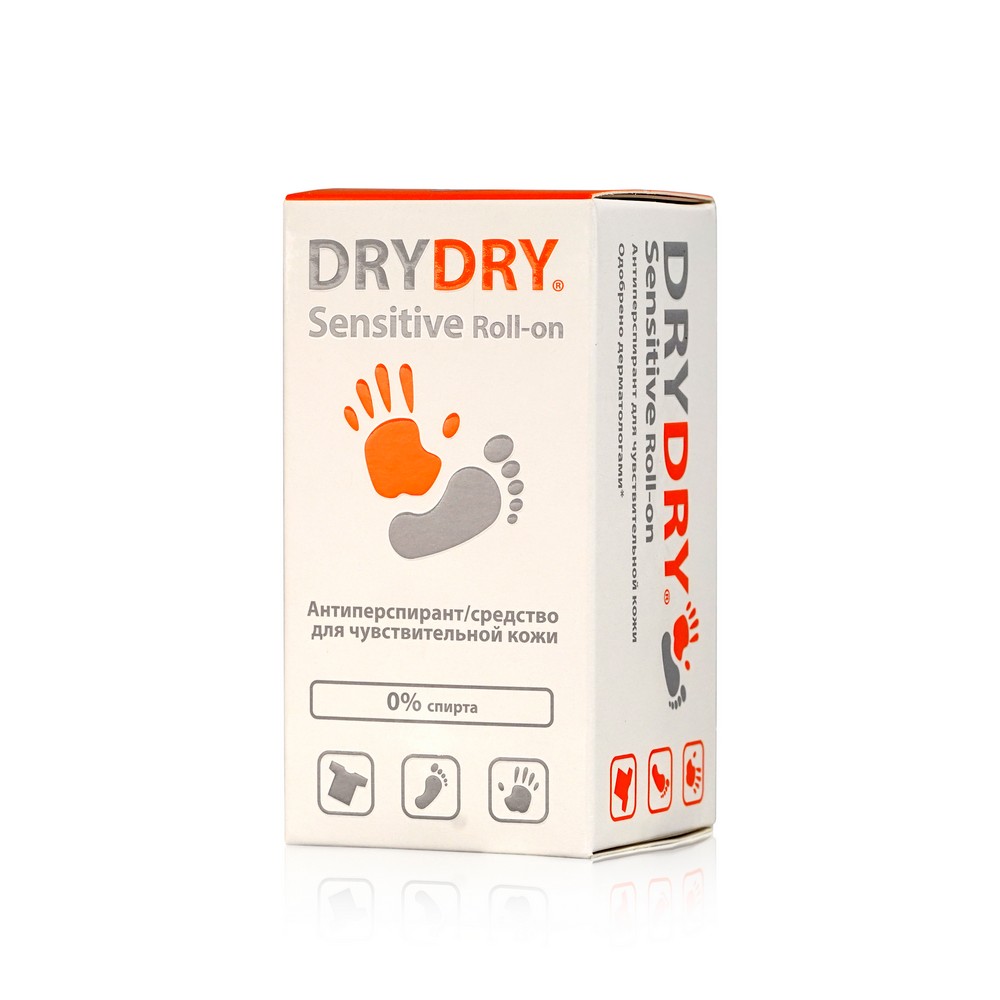Универсальный дезодорант Dry Dry для чувствительной кожи 50мл. Фото 3.