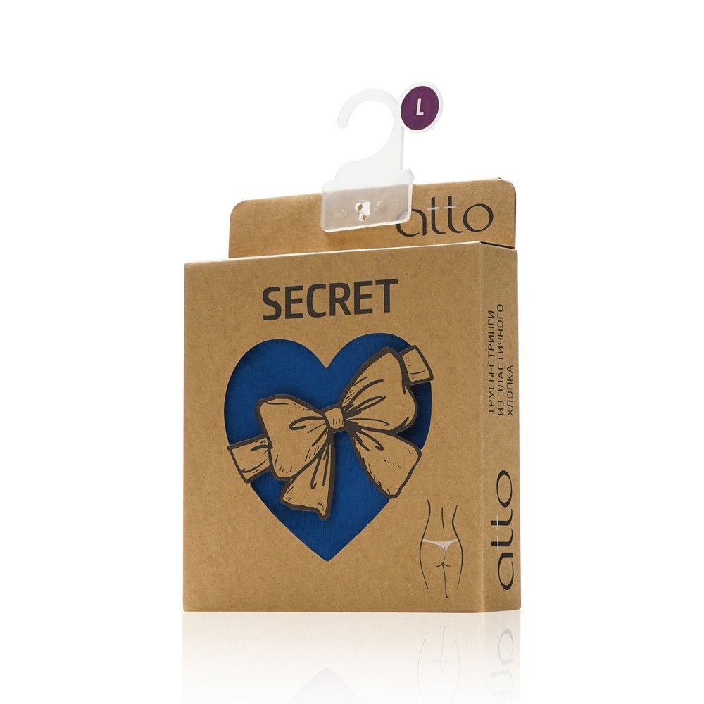 Женские трусы - стринги Atto Secret , Васильковый , L. Фото 2.