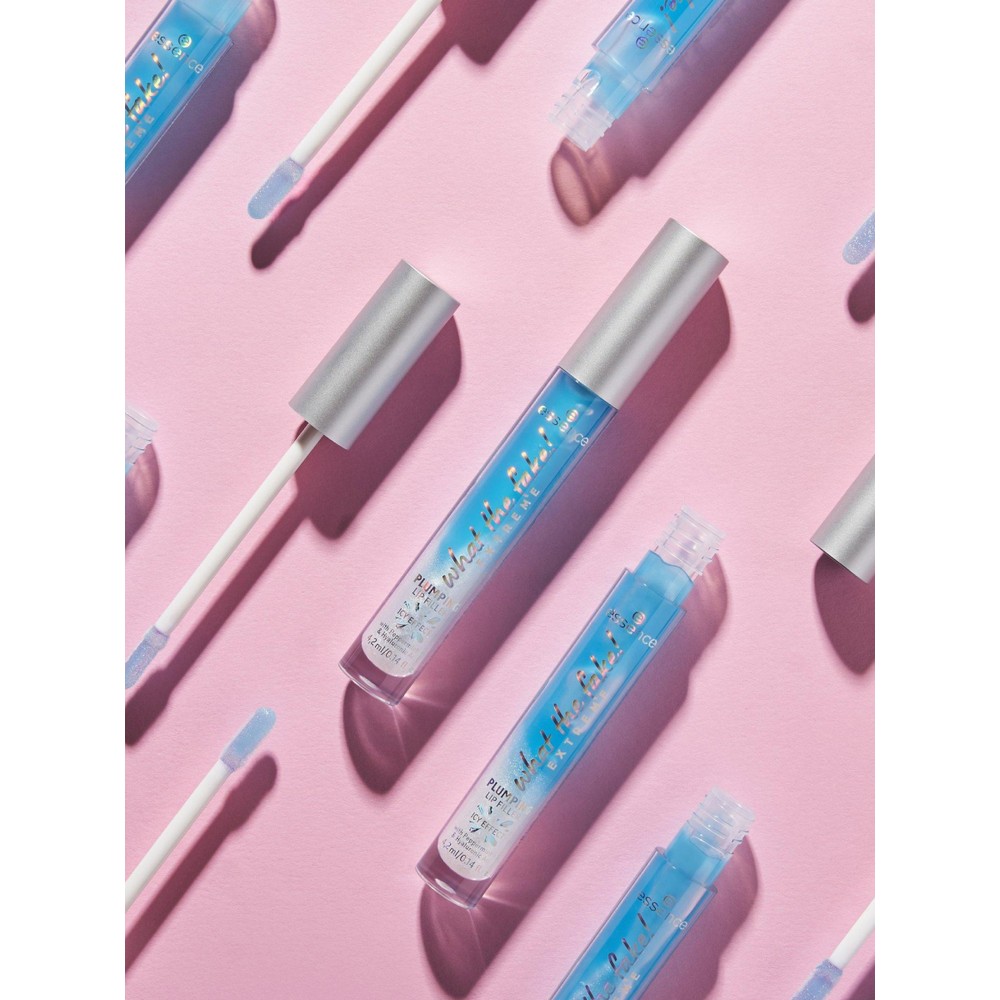 Блеск для губ с эффектом увеличения объема Essence What the fake! Plumping lip filler extreme 02 4,2мл. Фото 4.