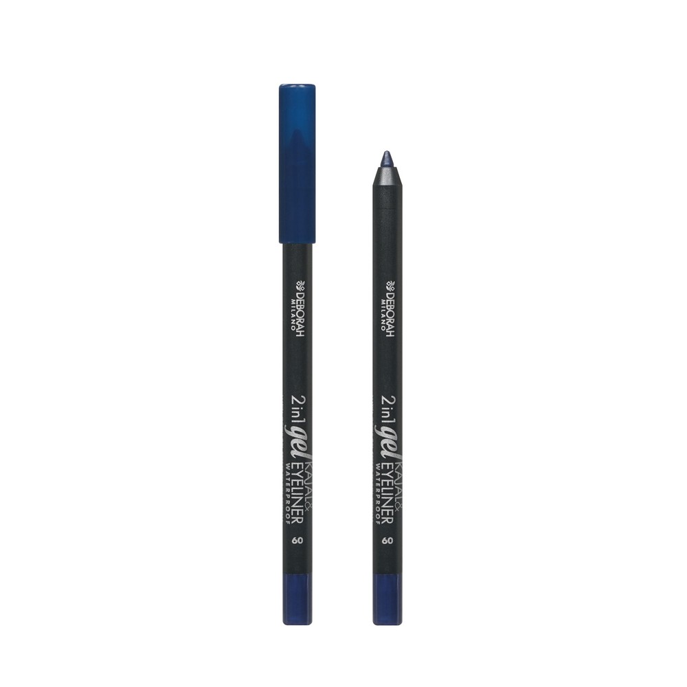 Карандаш для век DEBORAH Milano 2 in 1 Gel Kajal Eyeliner waterproof 09 1,4г. Фото 1.