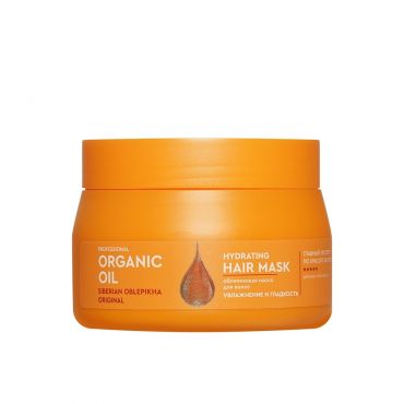 Облепиховая маска для волос Organic Oil Professional Увлажнение и Гладкость 270мл.