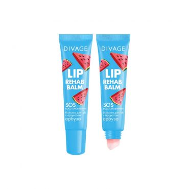 Бальзам для губ Divage Lip Rehab Balm с ароматом арбуза 15мл.