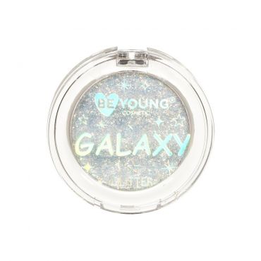 Глиттер для век BeYoung Galaxy белый дуохром 3г.