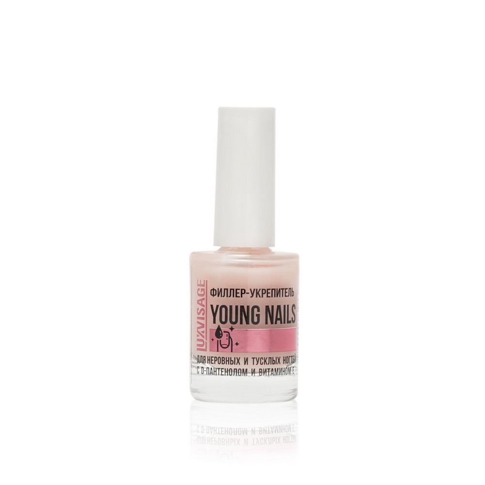 Филлер - укрепитель для ногтей Luxvisage Young Nails с д-пантенолом и витамином Е 9г. Фото 1.