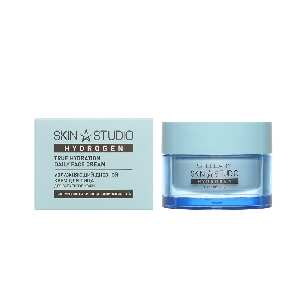 Дневной увлажняющий крем для лица Stellary Skin Studio Hydrogen 50мл. Фото 1.