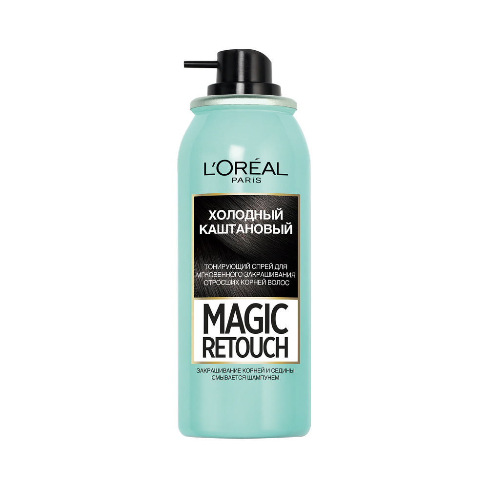 Тонирующий спрей L'Oreal Paris Magic Retouch для мгновенного закрашивания корней волос 08 Холодный каштан 75мл Вид№6