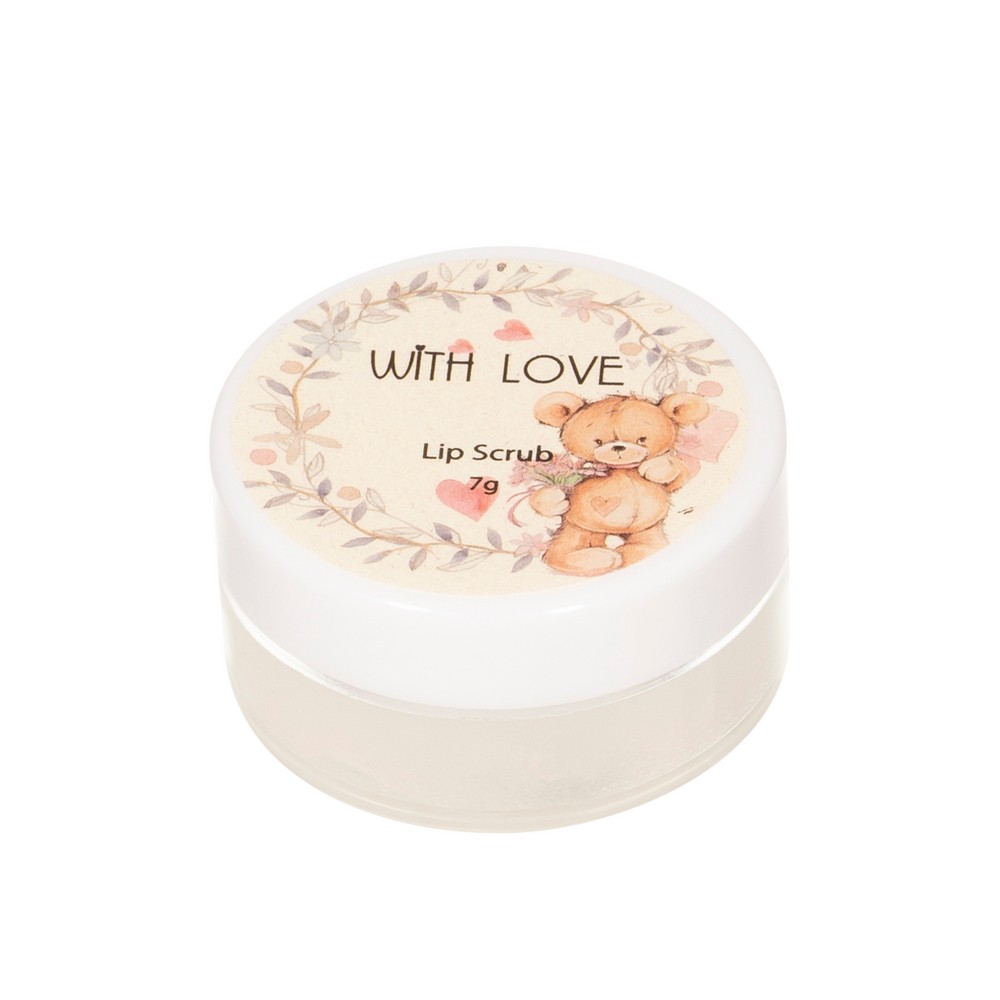 Женский подарочный набор With love ( скраб для губ 7г + бальзам для губ 4г ) в ассортименте. Фото 9.