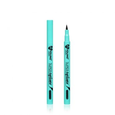 Подводка - фломастер для век BeYoung Super eyeliner Черная 0,5г.