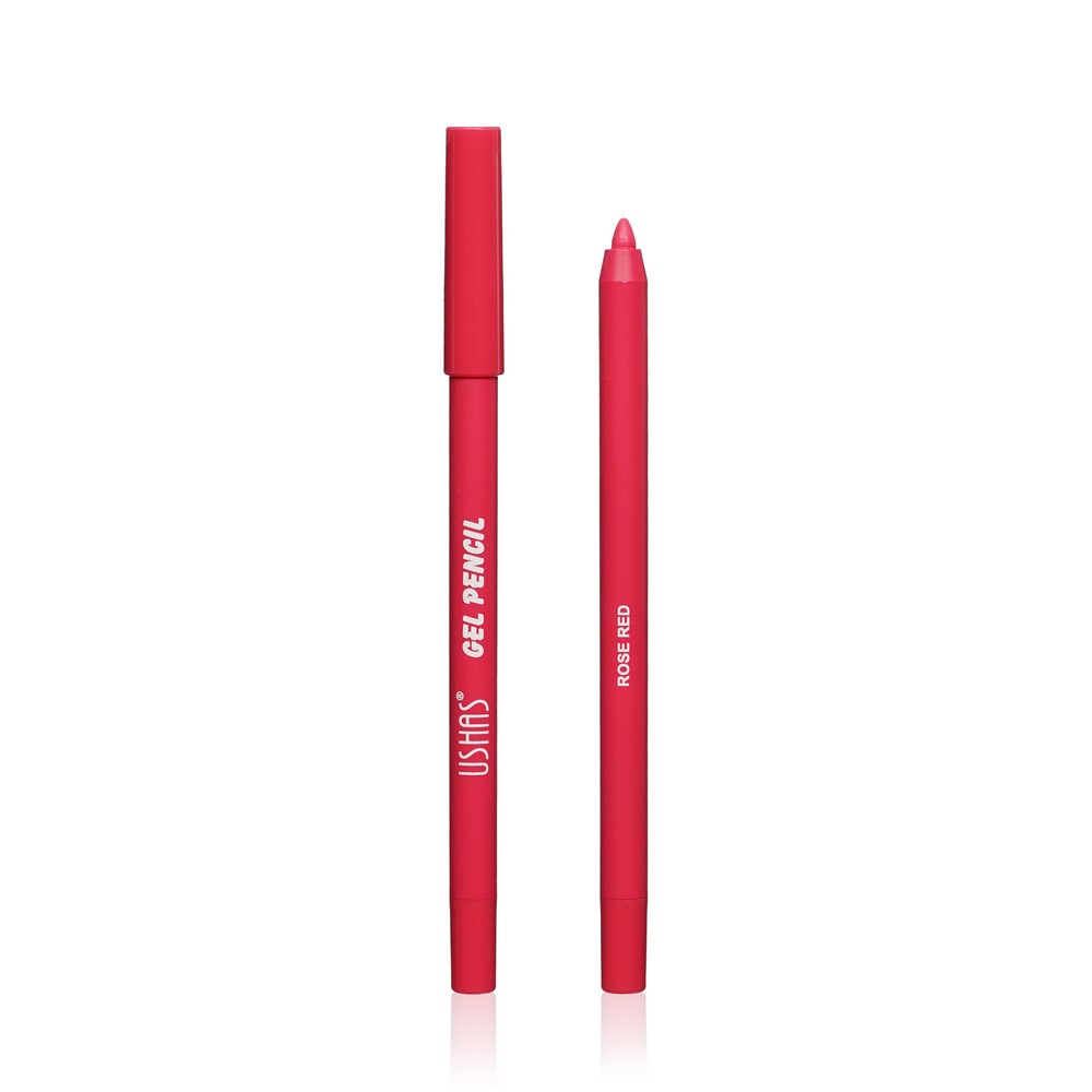 Водостойкий карандаш для век USHAS Gel Pencil Rose Red 1,6г. Фото 1.