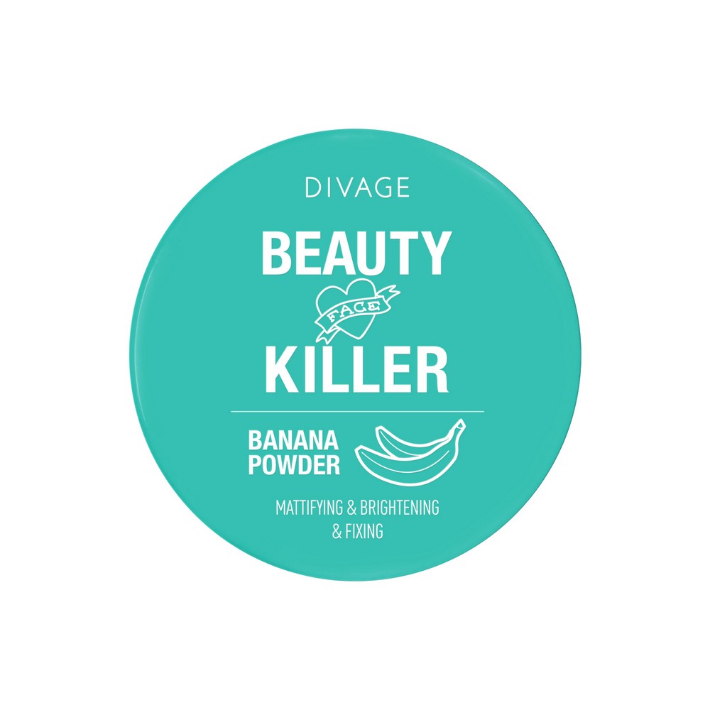 Рассыпчатая пудра для лица Divage Beauty Killer Banana Powder 01 14г. Фото 1.