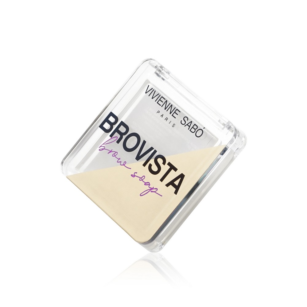 Фиксирующее мыло для бровей Vivienne Sabo Brovista brow soap 3г. Фото 3.