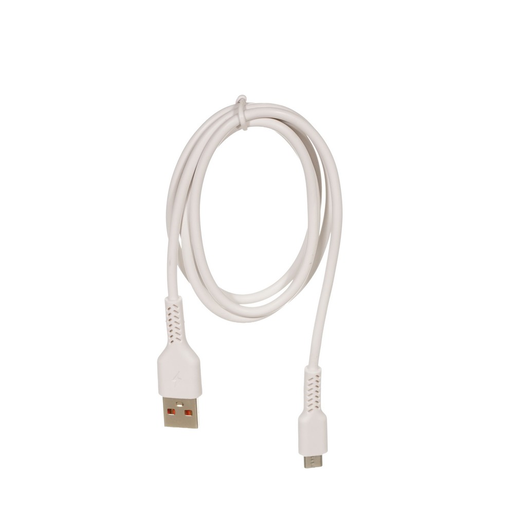 USB - кабель Vixion Pro VX Micro USB Белый 1м. Фото 4.