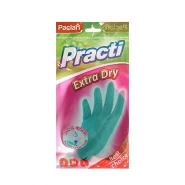 Перчатки резиновые для чувствительной кожи рук Paclan Practi Extra Dry L Тиффани.