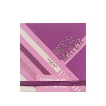 Палетка теней для век Parisa Cosmetics Mix & Match 5 оттенков 4 Purple 7,2г.