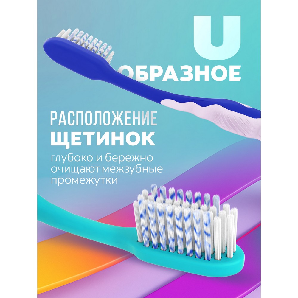 Зубная щетка для брекетов Colgate Ortho мягкая. Фото 7.