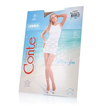 Женские колготки Conte Summer 8den Natural 2 размер.