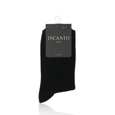 Мужские однотонные носки INCANTO BU733008 Nero р.2.