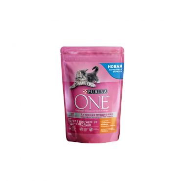 Сухой корм для котят Purina One с курицей и цельными злаками 200г.