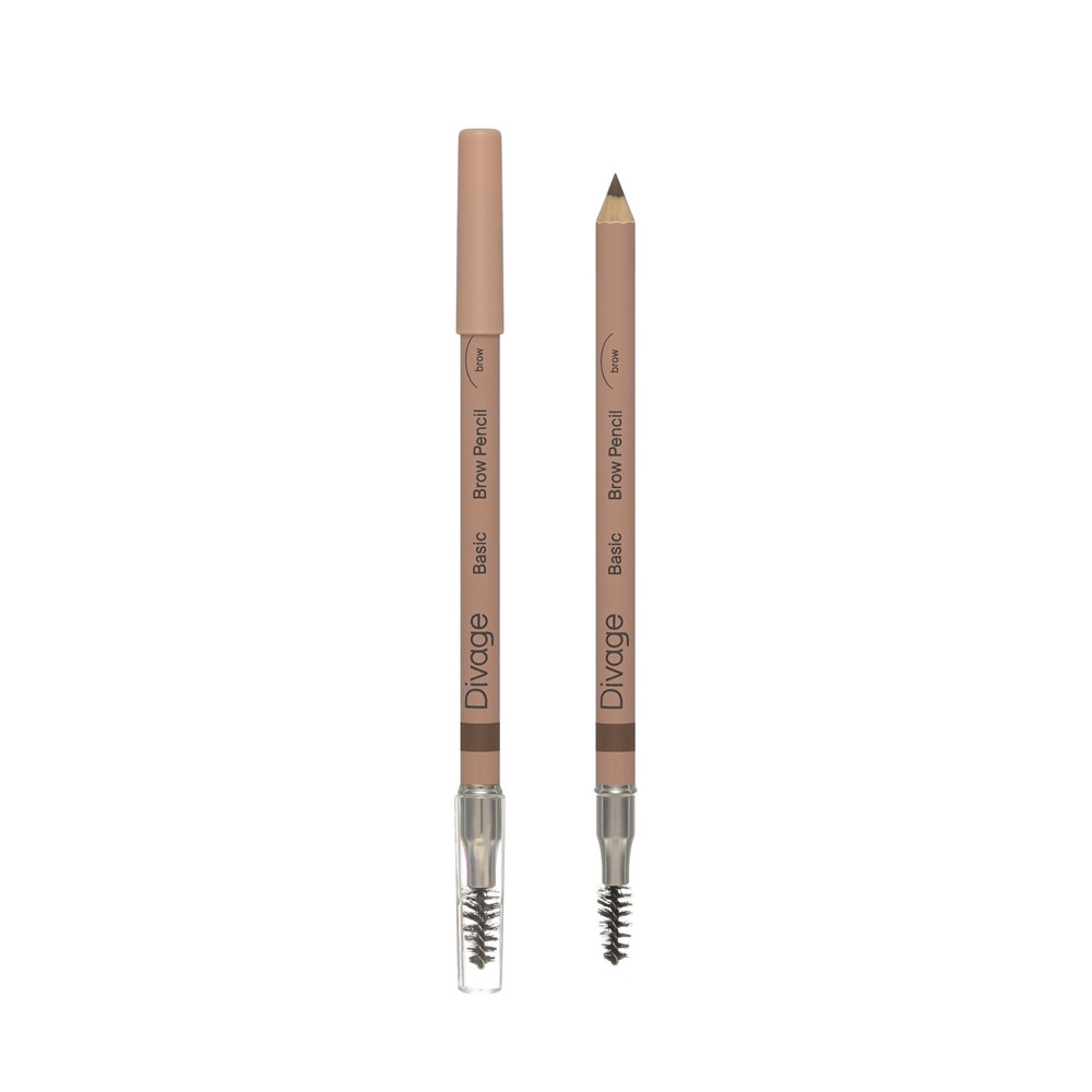 Карандаш для бровей Divage Basic Brow Pencil 01 1,1г. Фото 1.