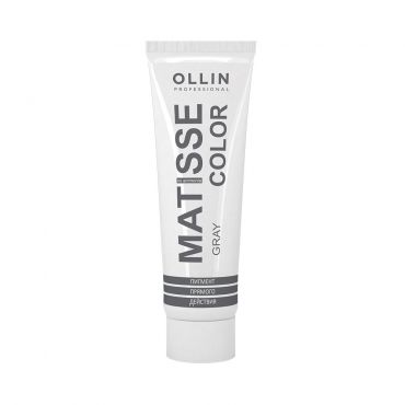 Маска для волос Ollin Professional Matisse Color тонирующая gray/серый 100мл.