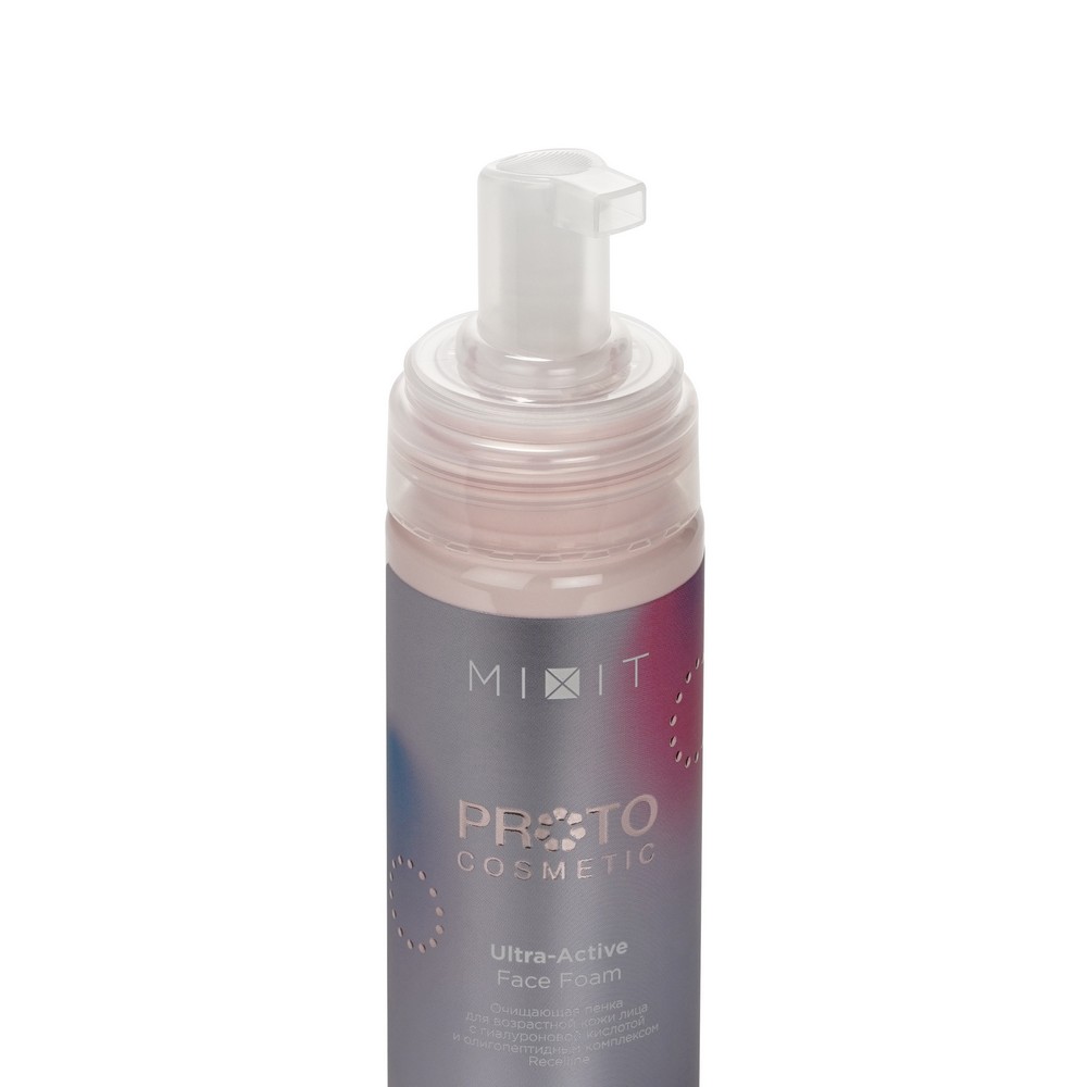 Очищающая пенка для лица Mixit Proto Cosmetic для возрастной кожи 30+ , 150мл. Фото 3.