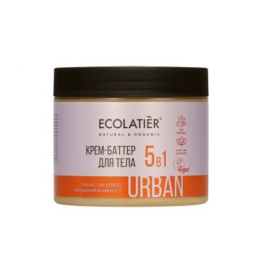 Крем - баттер для тела 5 в 1 Ecolatier Urban 380мл.
