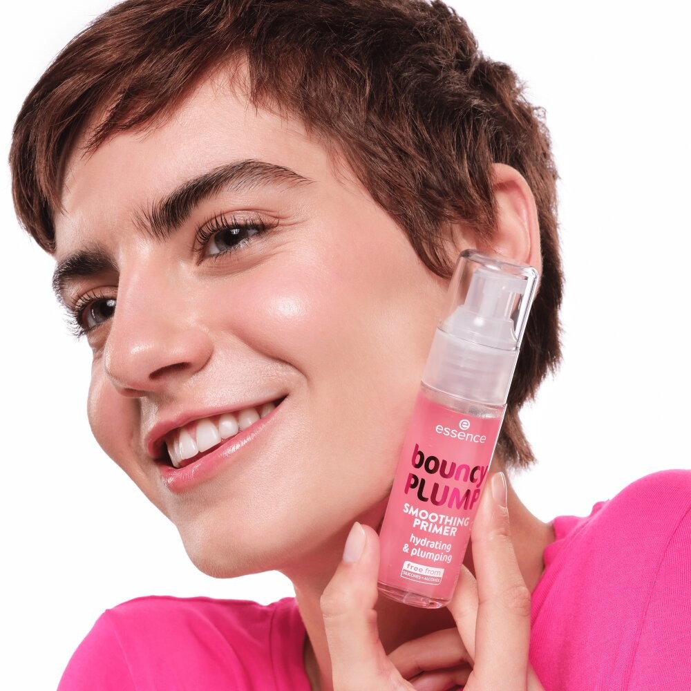 Увлажняющая основа для лица Essence Bouncy plump smoothing primer 30мл. Фото 5.