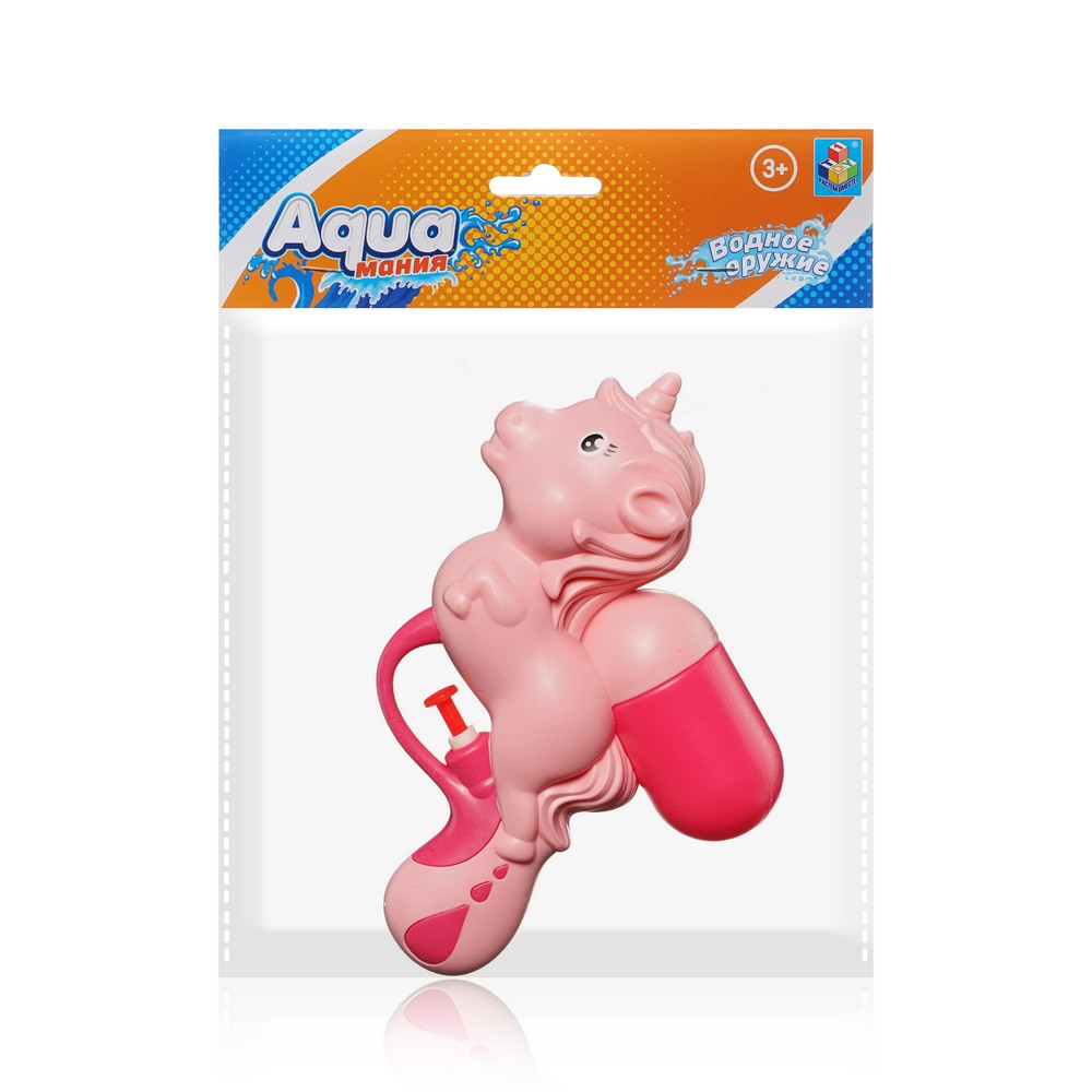 Водное оружие 1 Toy Aqua мания " Единорог " 3+. Фото 1.