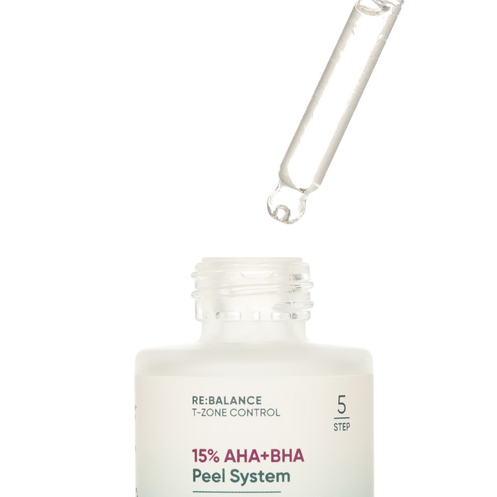 Пилинг для лица ICON SKIN Re:Balance 15% AHA+BHA Peel System 30мл. Фото 6.
