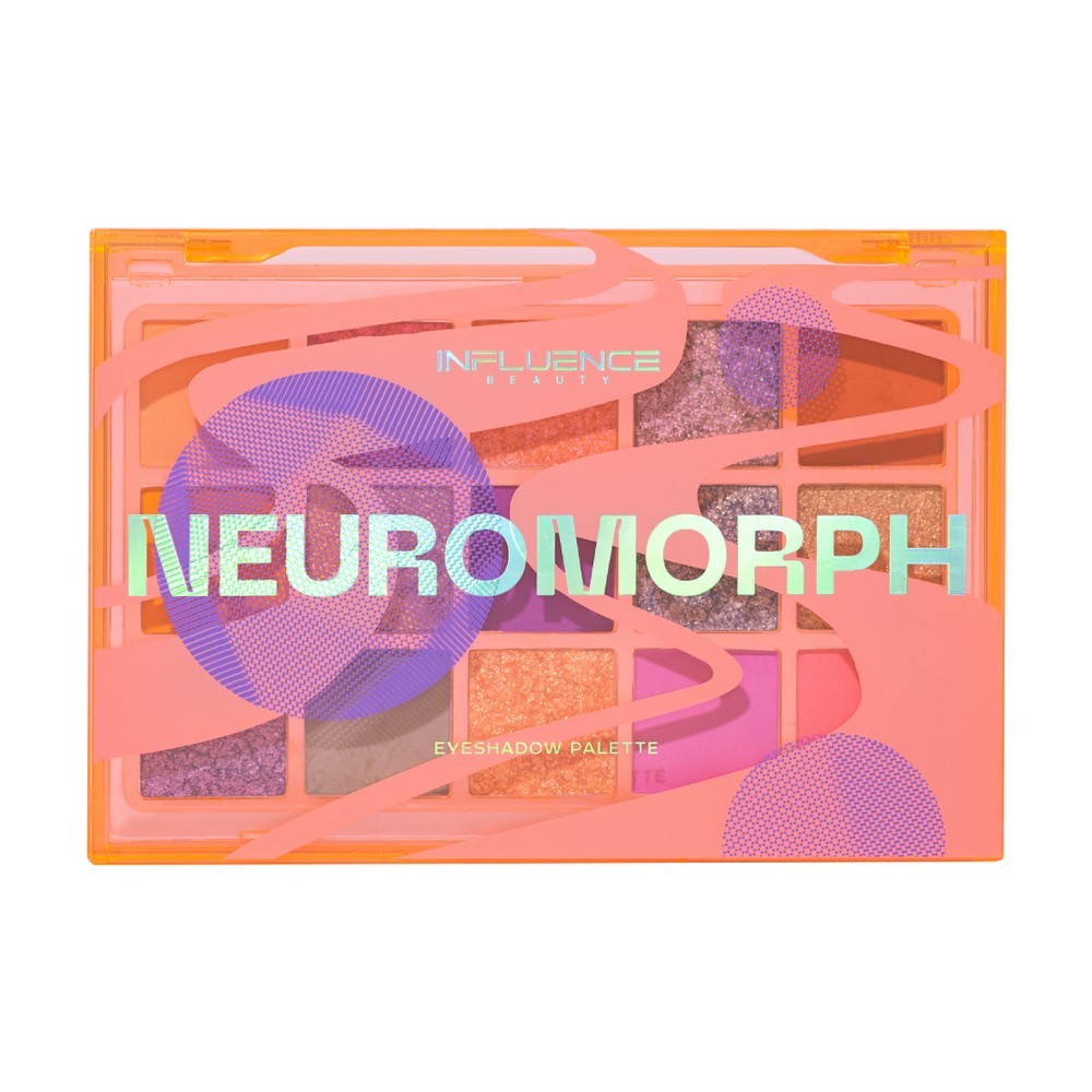 Палетка теней для век Influence Beauty Neuromorph 15 оттенков 15г. Фото 2.