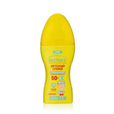 Спрей Defance детский для загара " Sun Kids " с пантенолом SPF 50 150мл.