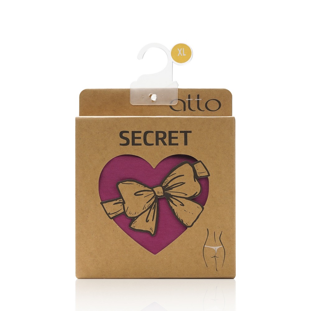 Женские трусы - стринги Atto Secret , Фиолетовый , XL. Фото 1.
