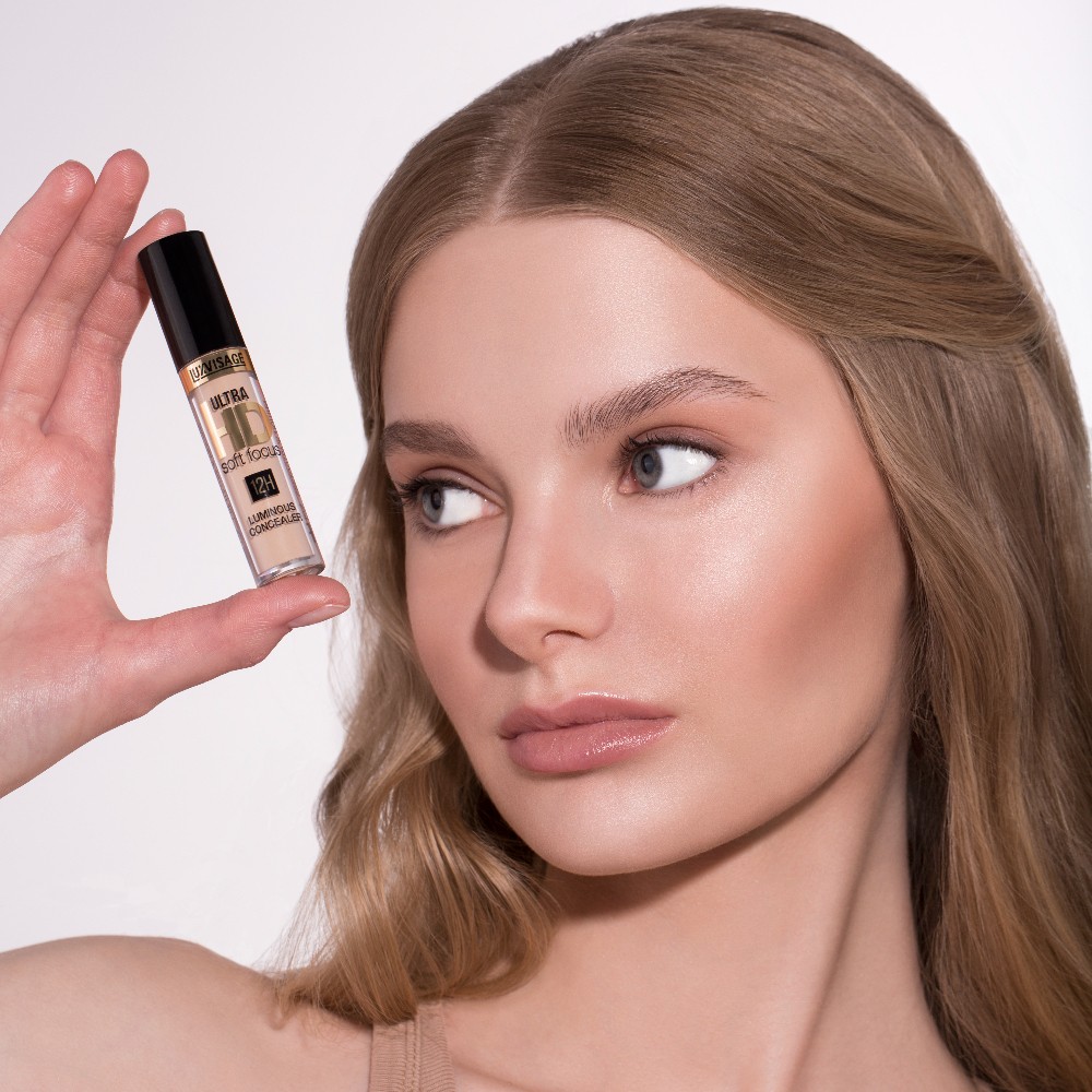 Светоотражающий консилер для лица Luxvisage Ultra HD Soft Focus 12H 10 Fair 3,7г. Фото 4.