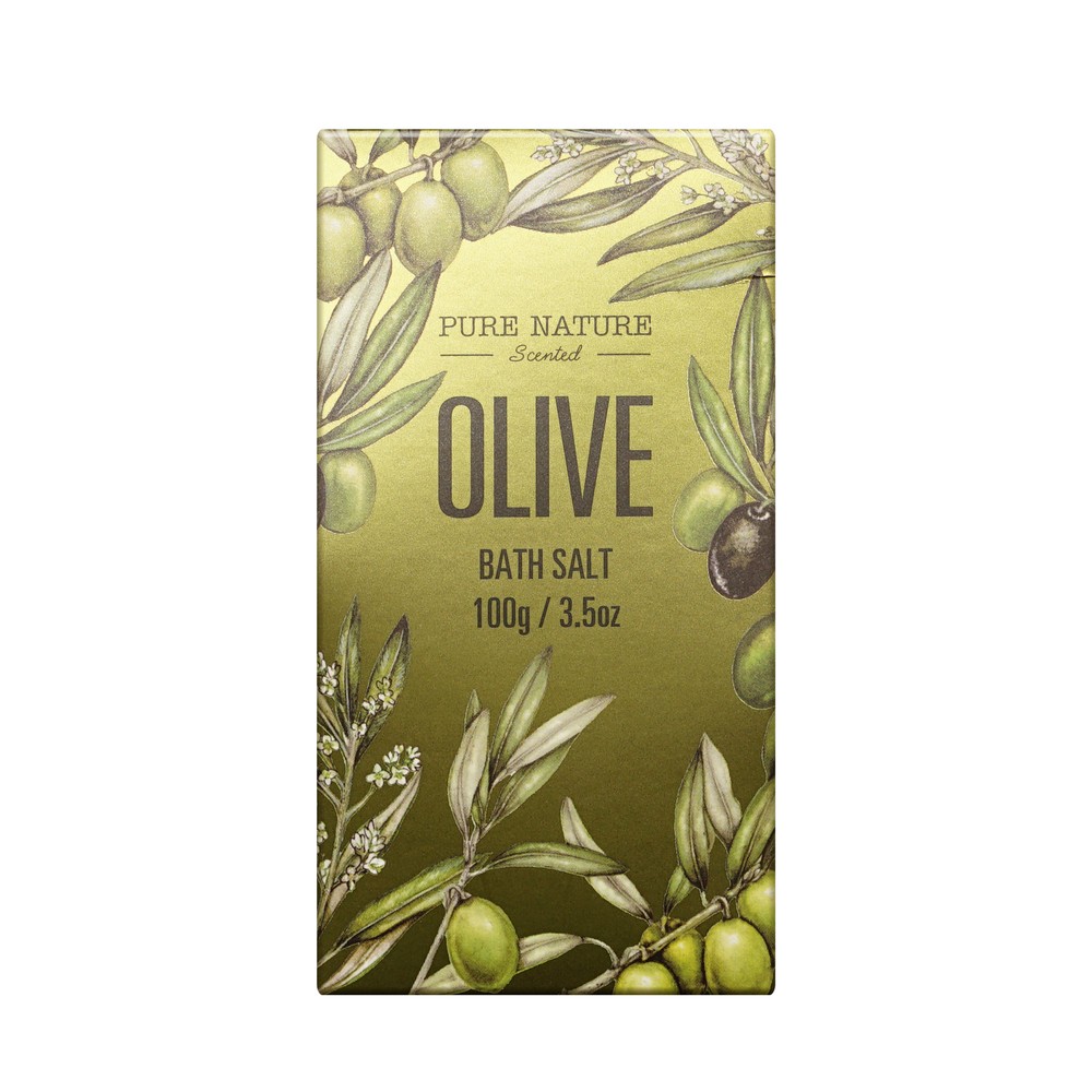 Женский подарочный набор Pure Nature Olive ( гель для душа 150мл + пена для ванны 150мл + лосьон для тела 60мл соль для ванны 100г + мыло твердое 50г ) в ассортименте. Фото 8.