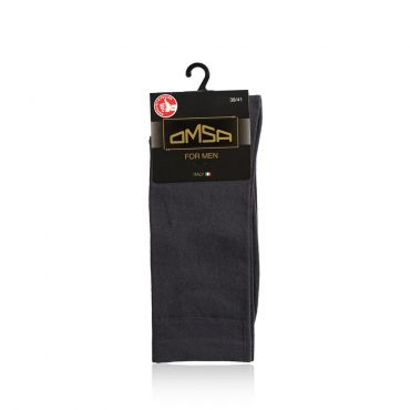 Мужские носки Omsa Classic трикотажные , 204 , Grigio Scuro , р.39-41.
