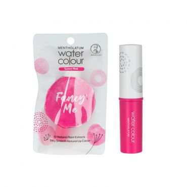 Бальзам для губ Mentholatum Water Colour с розовым оттенком 3г.