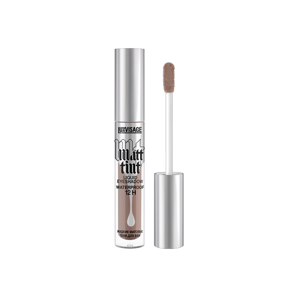 Жидкие матовые тени для век Luxvisage Matt tint 12h 108 Grey Taup 3г. Фото 1.