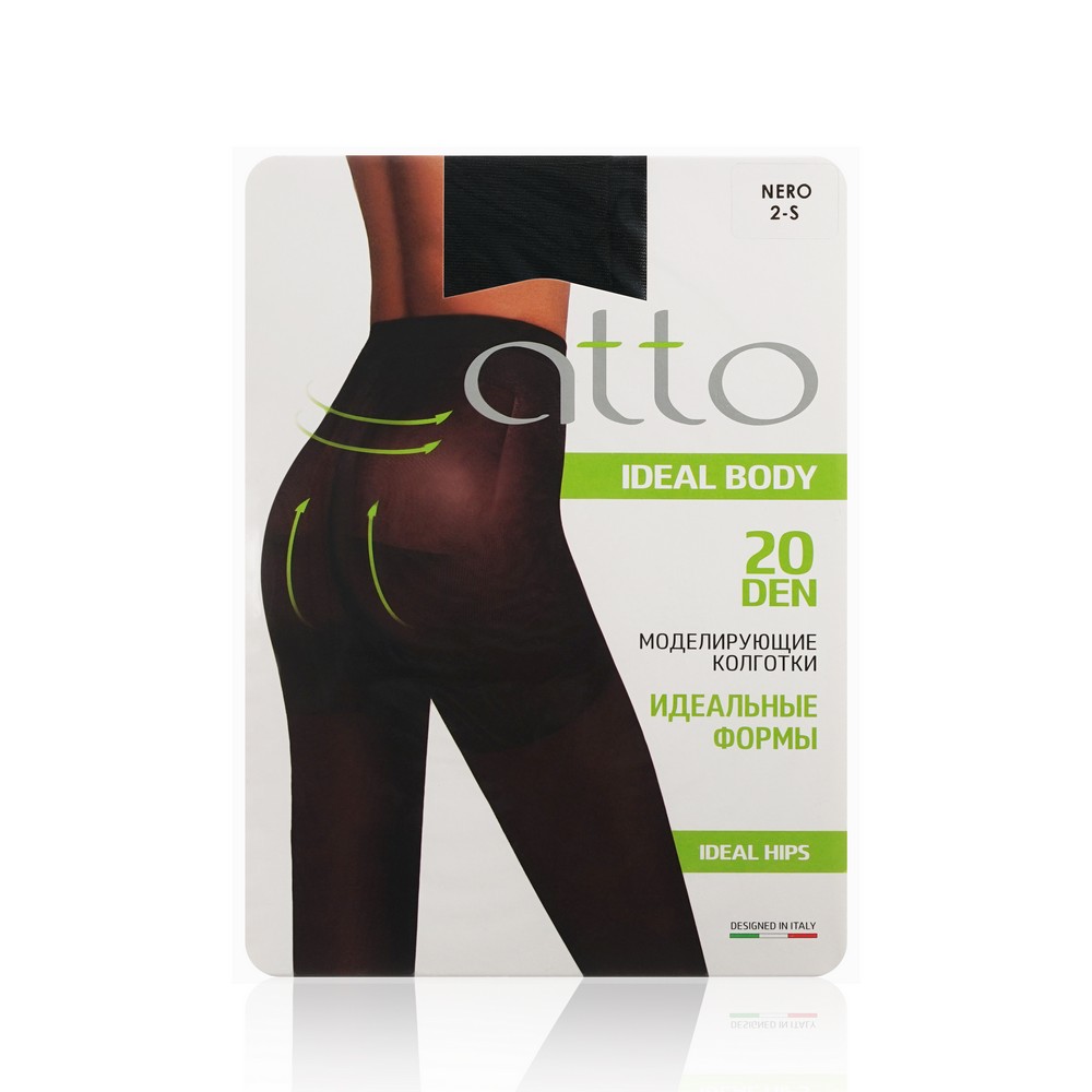 Женские колготки Atto Ideal Body Hips 20den , Nero , 2 размер