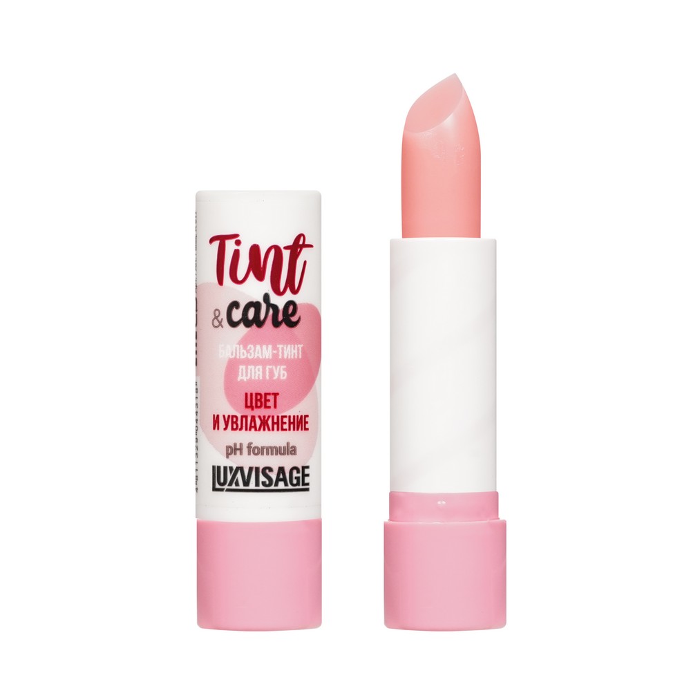 Бальзам - тинт для губ Luxvisage Tint & Care Цвет и увлажнение 01 3,9г. Фото 1.