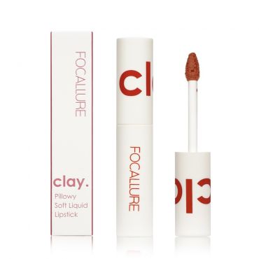 Суперстойкая жидкая помада для губ Focallure Clay Pillowy Soft Liquid Lipstick 101 2г.