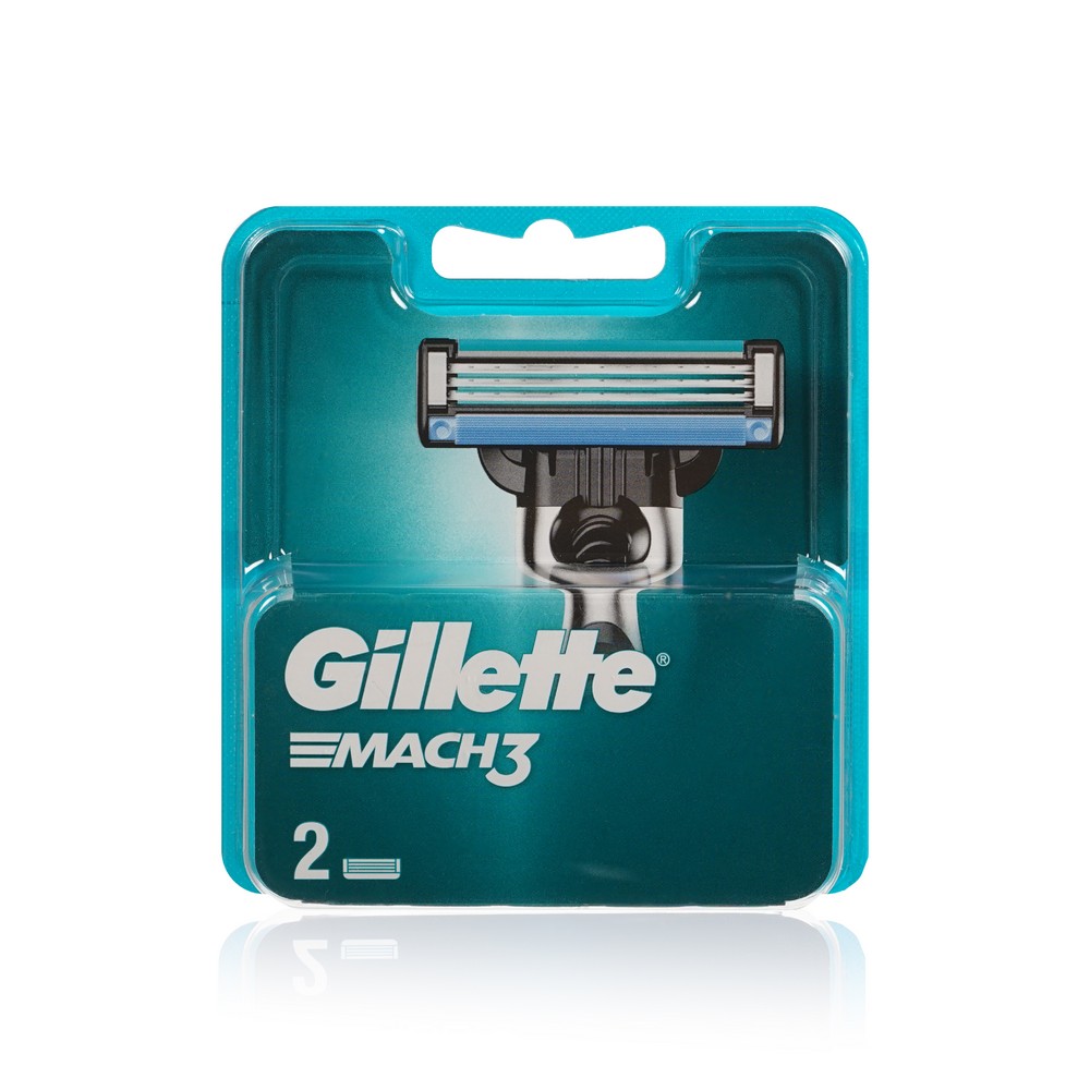 Кассеты для станка Gillette Mach 3 сменные 2шт – купить в интернет-магазине  Улыбка радуги