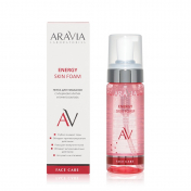 Пенка для умывания Aravia Laboratories Energy Skin Foam с муцином улитки и гинкго билоба 150мл.